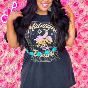 SouthernFriedChics 	Midnight Dreamer T shirt Dress Size 2xl
